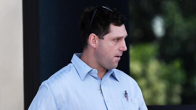 Matthew Alan Warner outside Maroochydore District Court. Picture: Patrick Woods