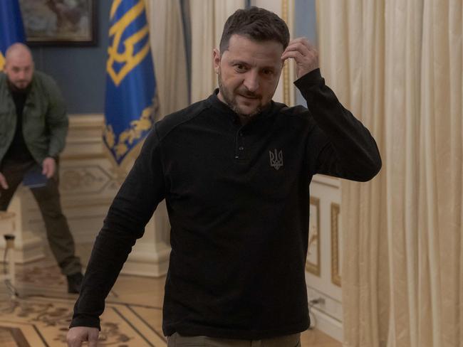 Zelensky has warned the use of Chinese troops is ‘blatant’ proof Vladimir Putin wants to escalate the conflict. (Photo by Roman PILIPEY / AFP)