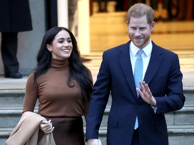 Prince Harry and Meghan announce they will step back as “senior” royals. Fears grow that “an irreparable rift” with the rest of the family is coming. Picture: Getty