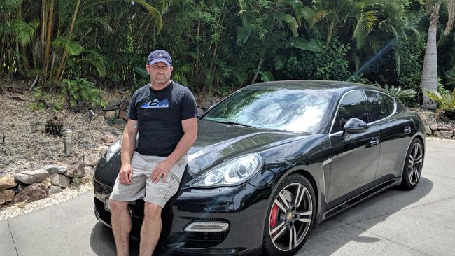 Peter King and the 2011 Porsche Panamera Turbo he purchased from Lorbek Luxury Cars.