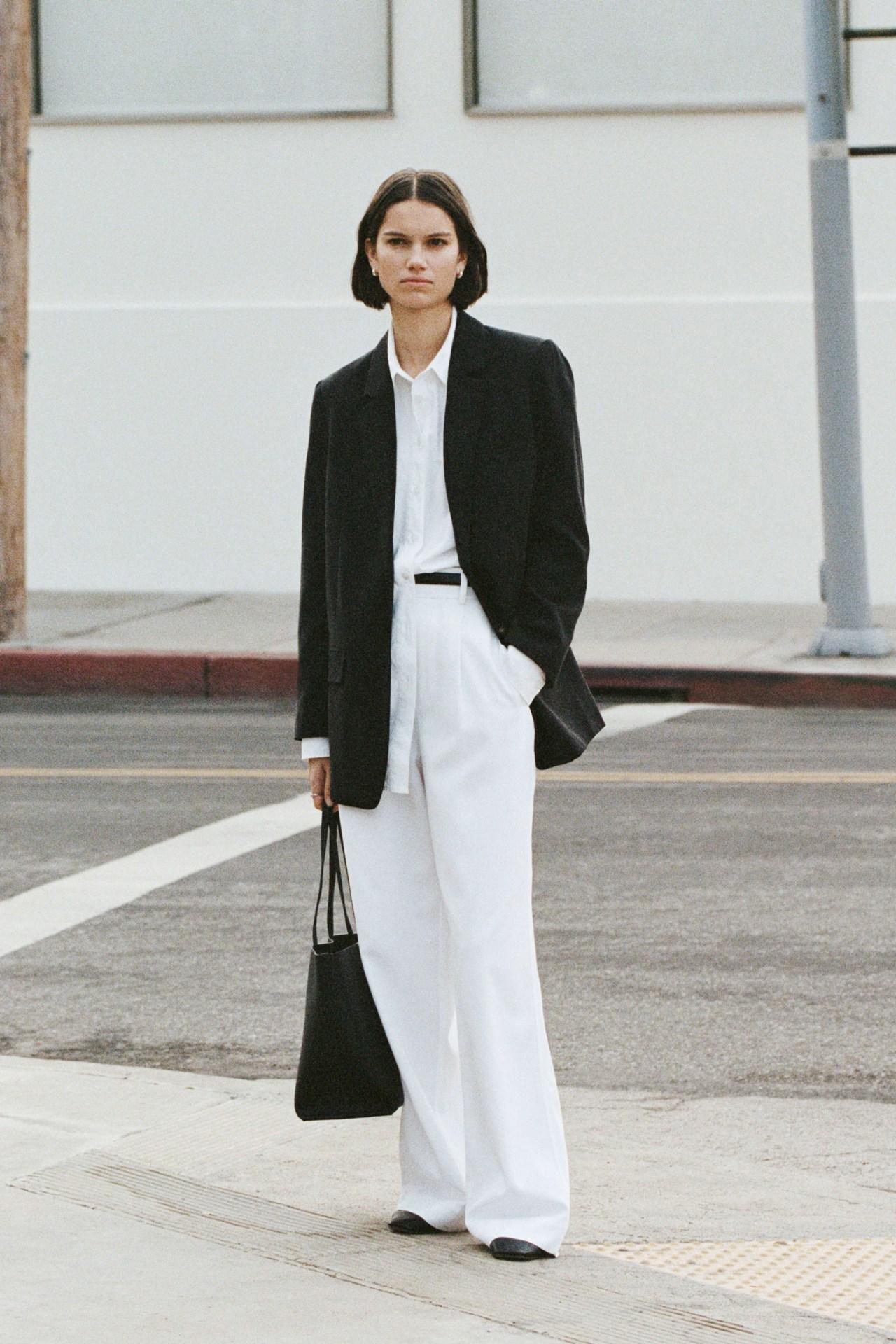 Everlane black blazer best sale