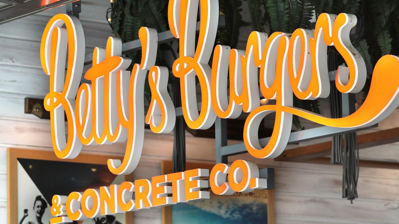 Financials lodged this week with the corporate regulator showed that – despite lockdowns – Betty’s Burgers boosted its 2021 sales by 20 per cent to $83.2 million, which is more than half of Retail Zoo’s total sales revenue. Picture: NCA NewsWire / Dean Martin