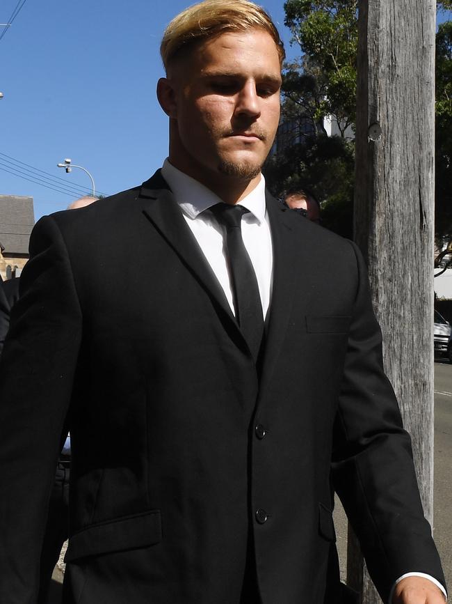 Dragons player Jack de Belin is facing a rape charge. Picture: Dean Lewin