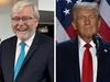 ‘Village idiot’: Albo defends loose-lipped Rudd after Trump attack