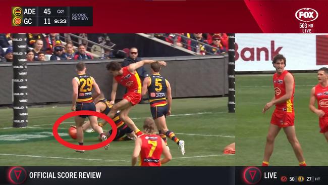 Ben King kicks controversial goal