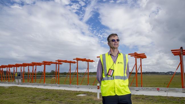 The Instrument Landing System (ILS) was officially switched on at the Gold Coast Airport. Airservices Australia Northern Operations Manager Doug Scott. Picture: Jerad Williams