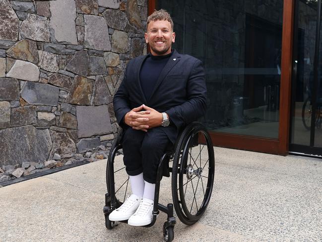 **EMABRGO UNTIL ANNOUNCEMENT OF WINNERS ON JAN 25TH AFTER 9PM*** CANBERRA, AUSTRALIA NewsWire Photos JANUARY 25, 2022: The 2022 Australian of the Year Award went to Dylan Alcott OAM, from Victoria. Dylan is an Athlete, Paralympian, philanthropist, media commentator and advocate. Picture: NCA NewsWire / Gary Ramage Picture: NCA NewsWire / Gary Ramage