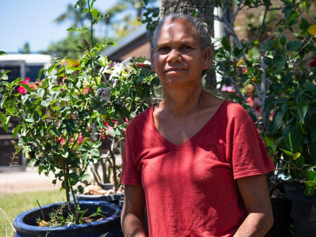 Peppimenarti Traditional Owner Annunciata Nunuk Wilson has been forced out of her home by the region's notorious Jovi Boys gang. Picture: Pema Tamang Pakhrin