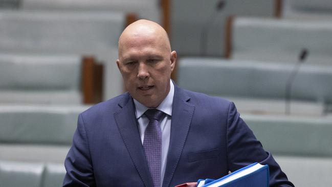 Home Affairs Minister Peter Dutton.