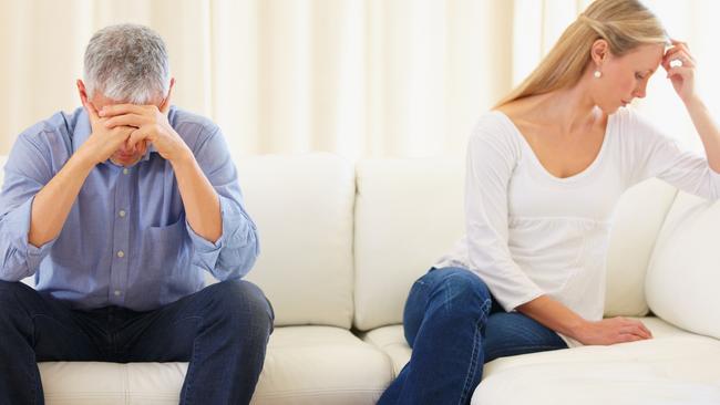 The woman wants to leave her husband but is worried she will have no money. Picture: iStock