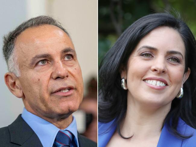 Former Victorian Liberal leader John Pesutto and Liberal MP Moira Deeming