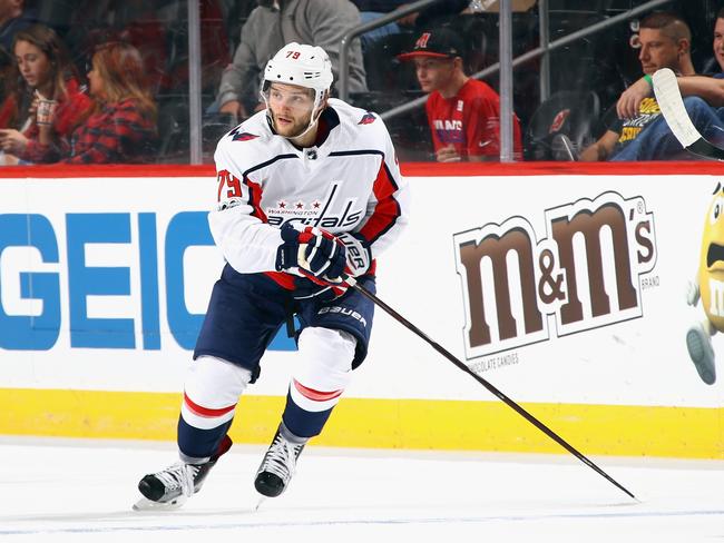 Nathan Walker has been placed on waivers by the Washington Capitals. Picture: Getty Images