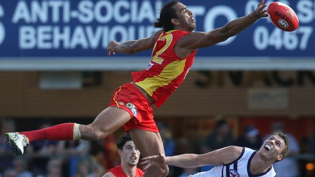 The Suns need another ruckman to help Tom Nicholls. Picture: Regi Varghese