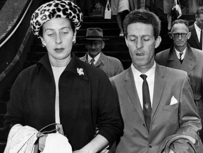 New Year’s Eve party hosts Ruth and Kenneth Nash leave the inquest into the deaths. File picture