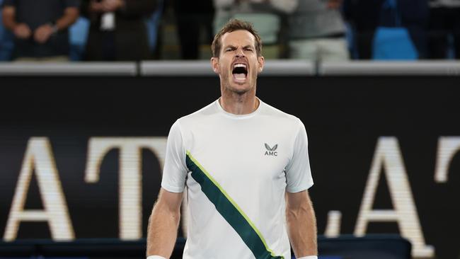 Murray prevailed in a dogfight. (Photo by Clive Brunskill/Getty Images)