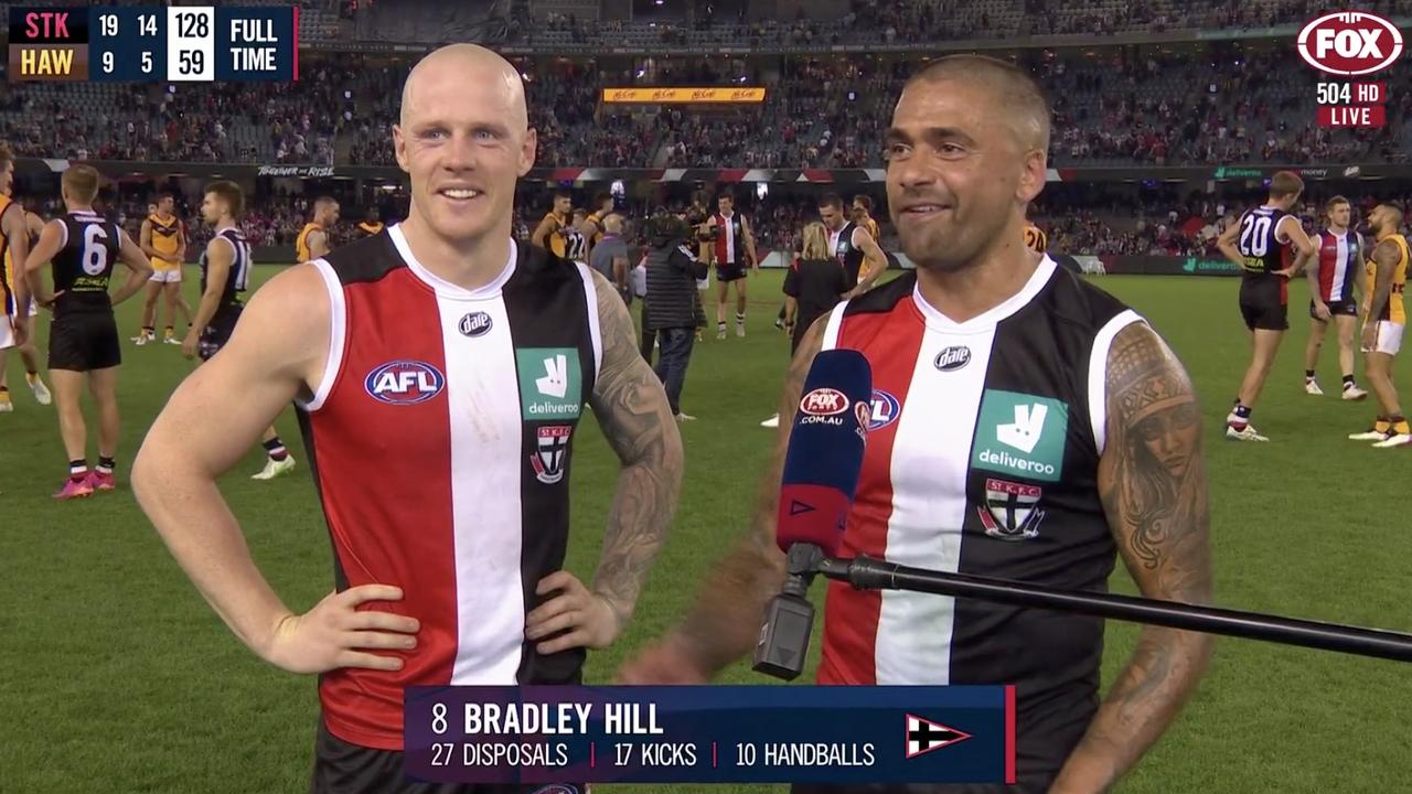 Brad Hill and Zak Jones had brilliant games.