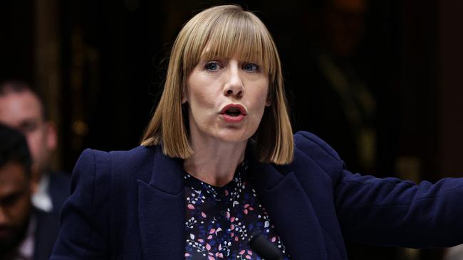 NSW Minister for Transport Jo Haylen speaking during question time inside NSW parliament. Picture: NCA NewsWire/ Adam Yip