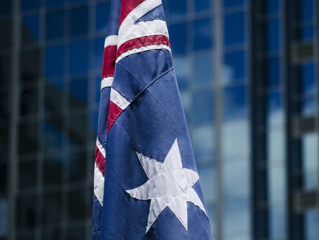 BRISBANE, AUSTRALIA - NewsWire Photos - JANUARY 10, 2025: A generic photo of the Australian Flag in Brisbane.Picture: NewsWire / Glenn Campbell