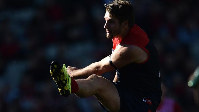 Jesse Hogan is in doubt for Melbourne’s clash with Hawthorn next weekend