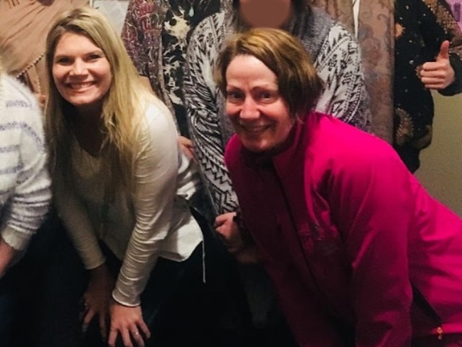 Ms Mathews pictured with Rachael Dixon in November 2018. Picture: Deanne Mathews