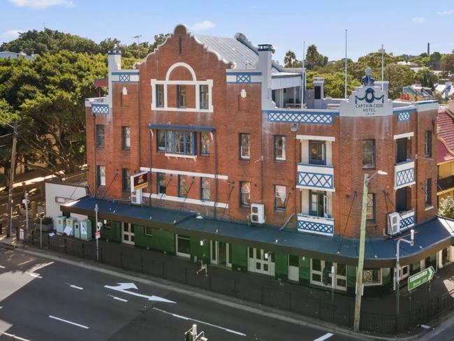 Captain Cook Hotel, Paddington. NSW Real Estate.