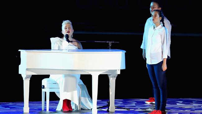 Queenslander Katie Noonan performs. (Mark Kolbe/Getty Images)