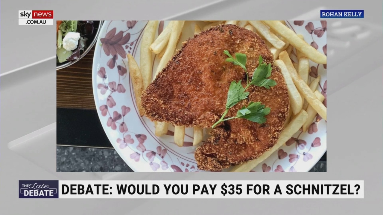 'Australia has fallen': Sydney pub selling chicken schnitzel for $35