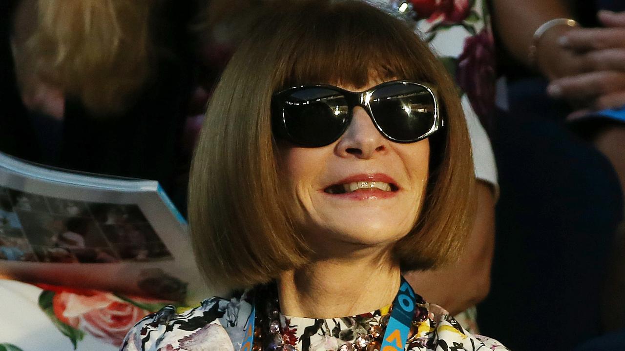 Vogue editor Anna Wintour is in Australia to attend the Australian Open. Picture: Michael Klein