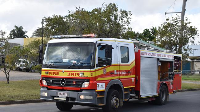 A house is on fire at Mount Sheridan.