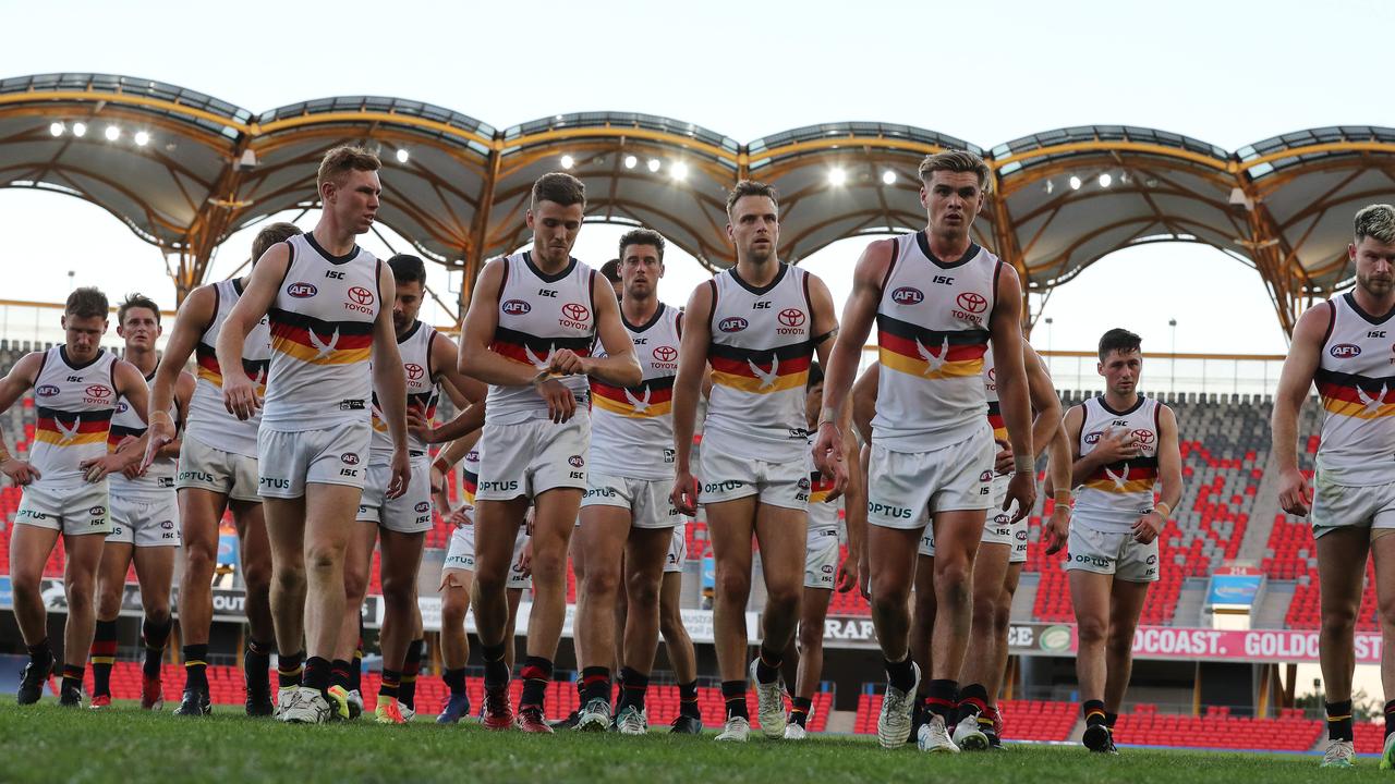 Adelaide remains without a win in 2020. Photo: Michael Klein