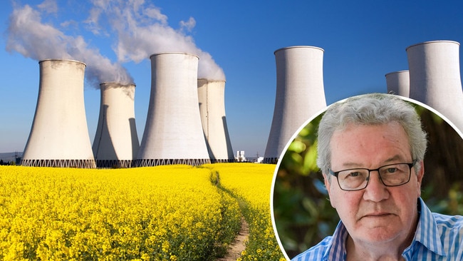 Alexander Downer inset on cooling towers