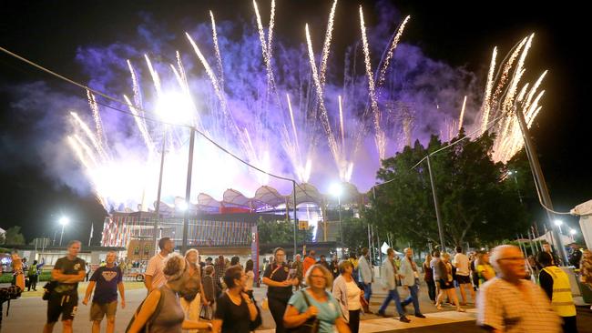 Crowds leave the Commonwealth Games closing ceremony before it finishes. Picture: Mike Batterham