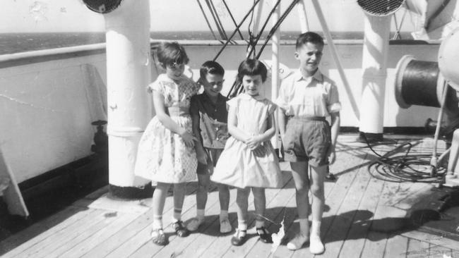 Jimmy aged 6, with siblings Dorothy, Linda and John. Picture: Supplied