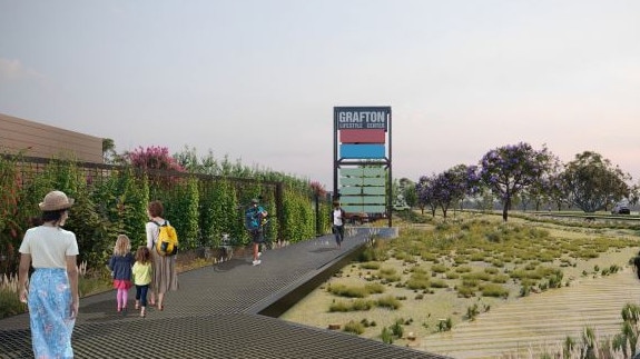 There will be pedestrian connections to the site from the existing Grafton footpath.