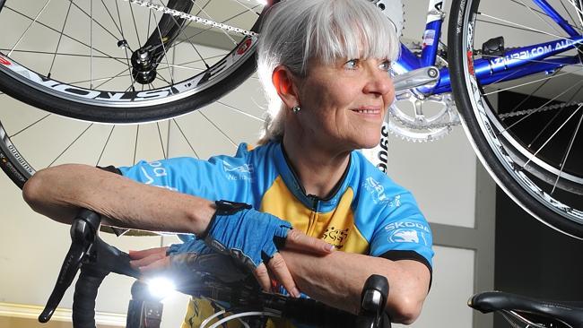 Margaret Boylan, of Burnside, will ride in the Tour Down Under's Bupa Challenge after a traumatic accident thr...