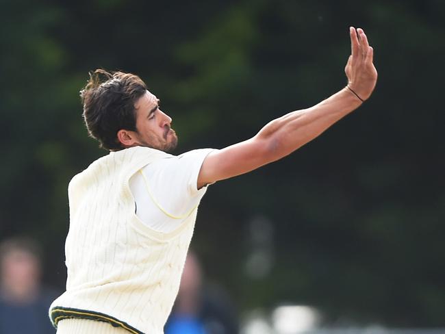 Mitchell Starc aggression could give him the edge over Peter Siddle for the Fourth Test. Picture: Nathan Stirk/Getty Images