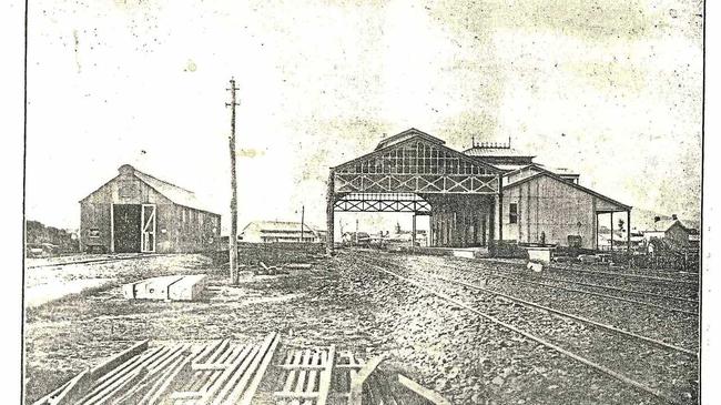 Rockhampton railway station 1878.Photo Contributed. Picture: Contributed ROK280618railway1