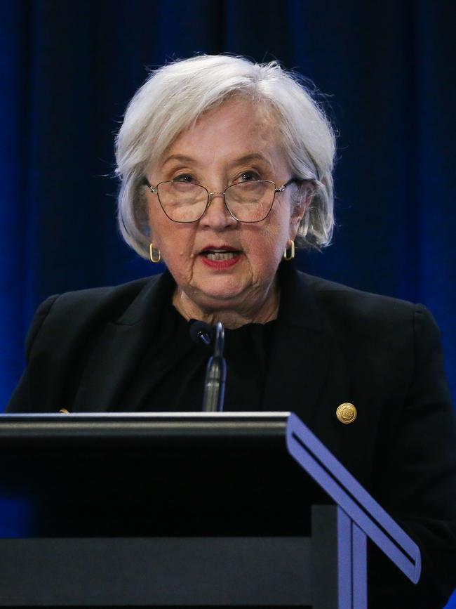 Anne Hollonds speaks at the official launch of Homelessness Week 2024 in Sydney.