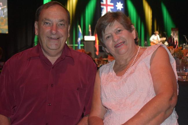 Robert and Wendy Spark at the 2022 Mackay Australia Day Awards at the MECC on January 25. Picture: Lillian Watkins