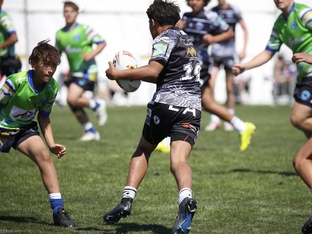 Koori Knockout - Day 4 Boys 13s GF La Perouse Panthers v Queanbeyan Kanberri Connection Monday, 7 October 2024 Hereford St, Bathurst NSW 2795, Australia, Picture Warren Gannon Photography