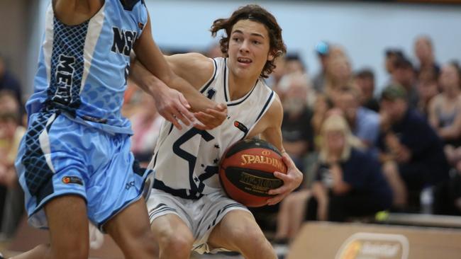 Jett Kneebone in action for Vic Country. Picture: Basketball Victoria/Sport in Focus