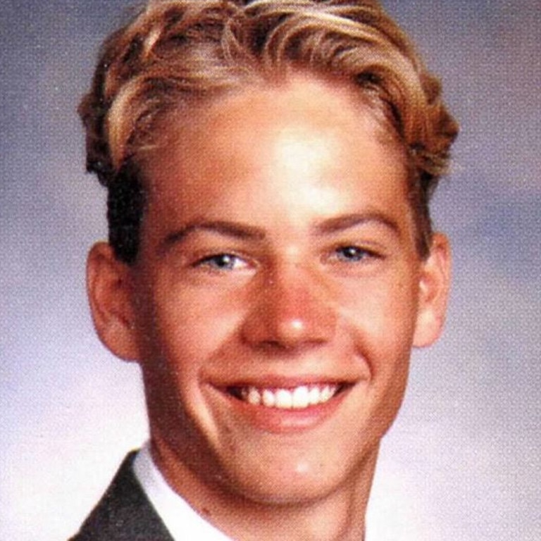 The late Paul Walker had a killer smile even way back in middle school. Picture: Instagram