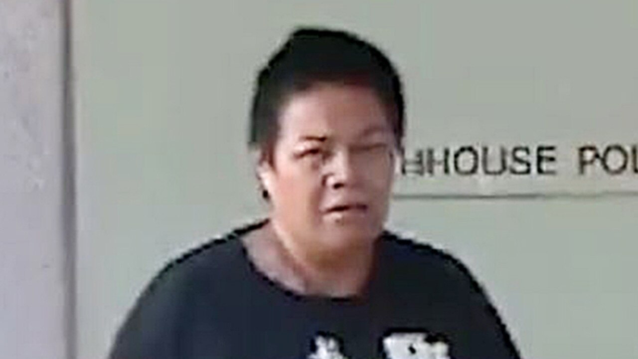 Uiatu “Joan” Taufua, 46, after her arrest. Picture: 9 News.