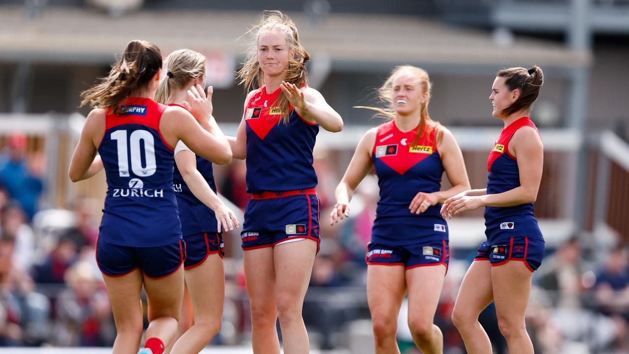 Melbourne’s AFLW team secured the $1 million prize (Photo by Dylan Burns/AFL Photos via Getty Images)