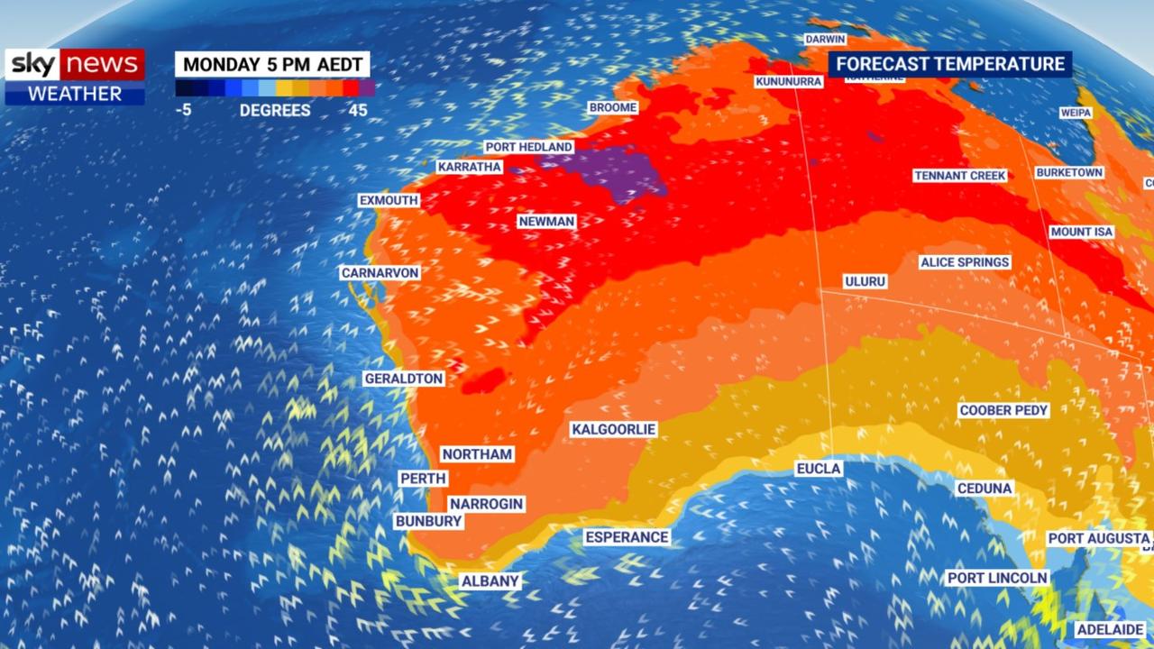 Melbourne, Brisbane, Sydney, Perth forecast Christmas weather wet in