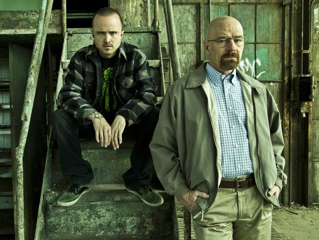 Breaking Bad ... Aaron Paul (who played Jesse Pinkman) and Bryan Cranston (Walter White) is nominated for best drama series.