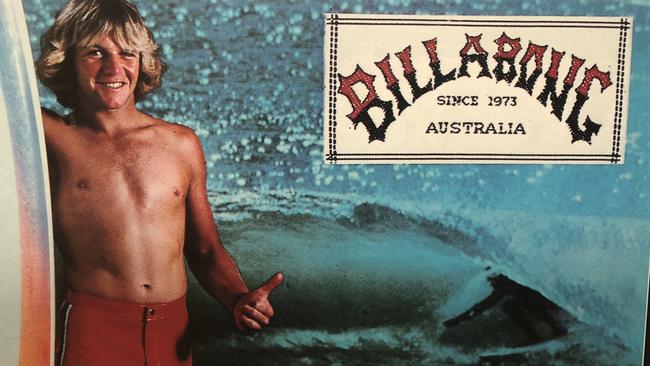 A vintage Billabong poster. Photo: Supplied