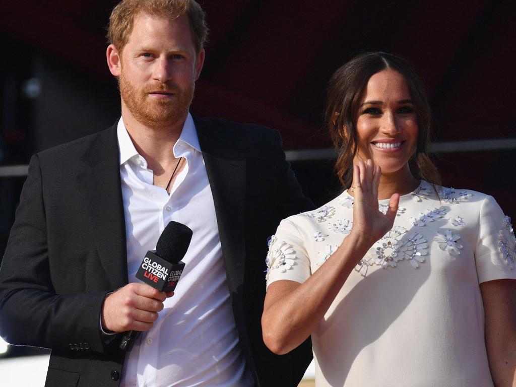 Meghan is hosting the series solo. Picture: Angela Weiss/AFP