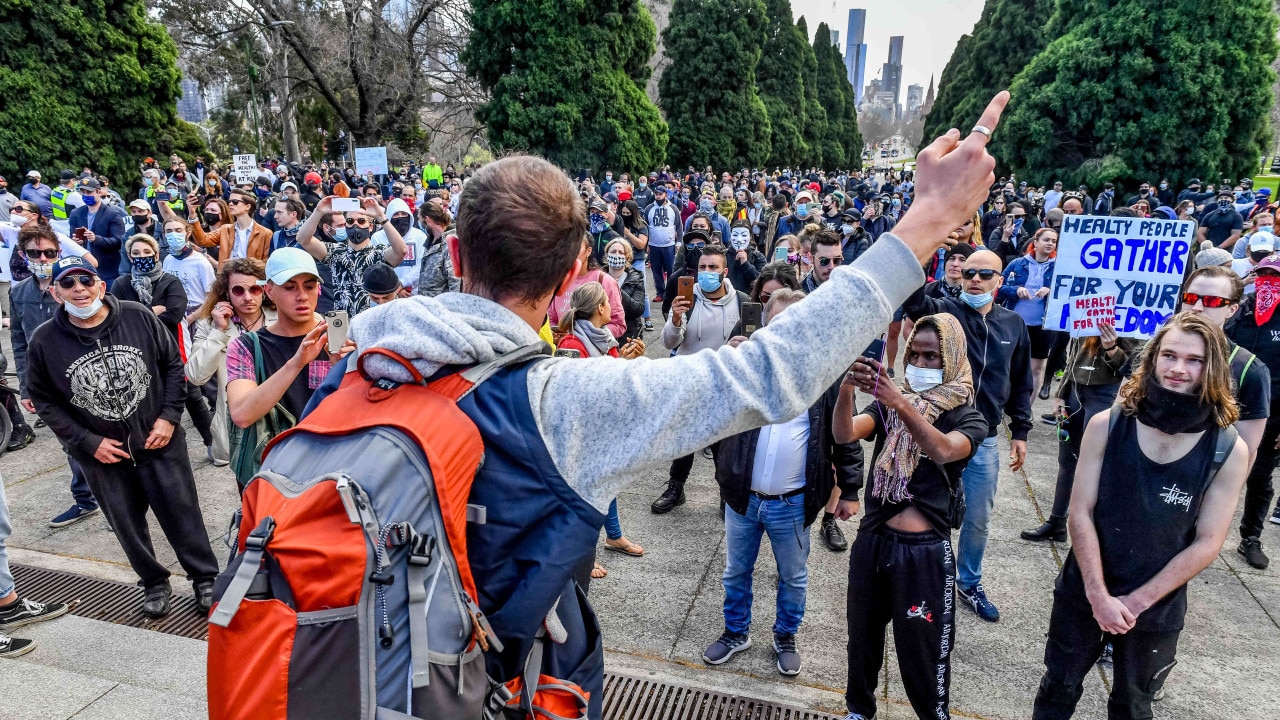 Anti-lockdown Protesters Clash With Police In Melbourne | Sky News ...