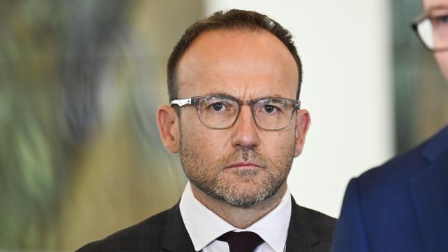 Adam Bandt lost his seat of Melbourne to Labor’s Sarah Witty. Picture: NewsWire / Martin Ollman
